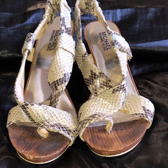 Michael Michael Kors Snake Heels - Picture 1 of 5